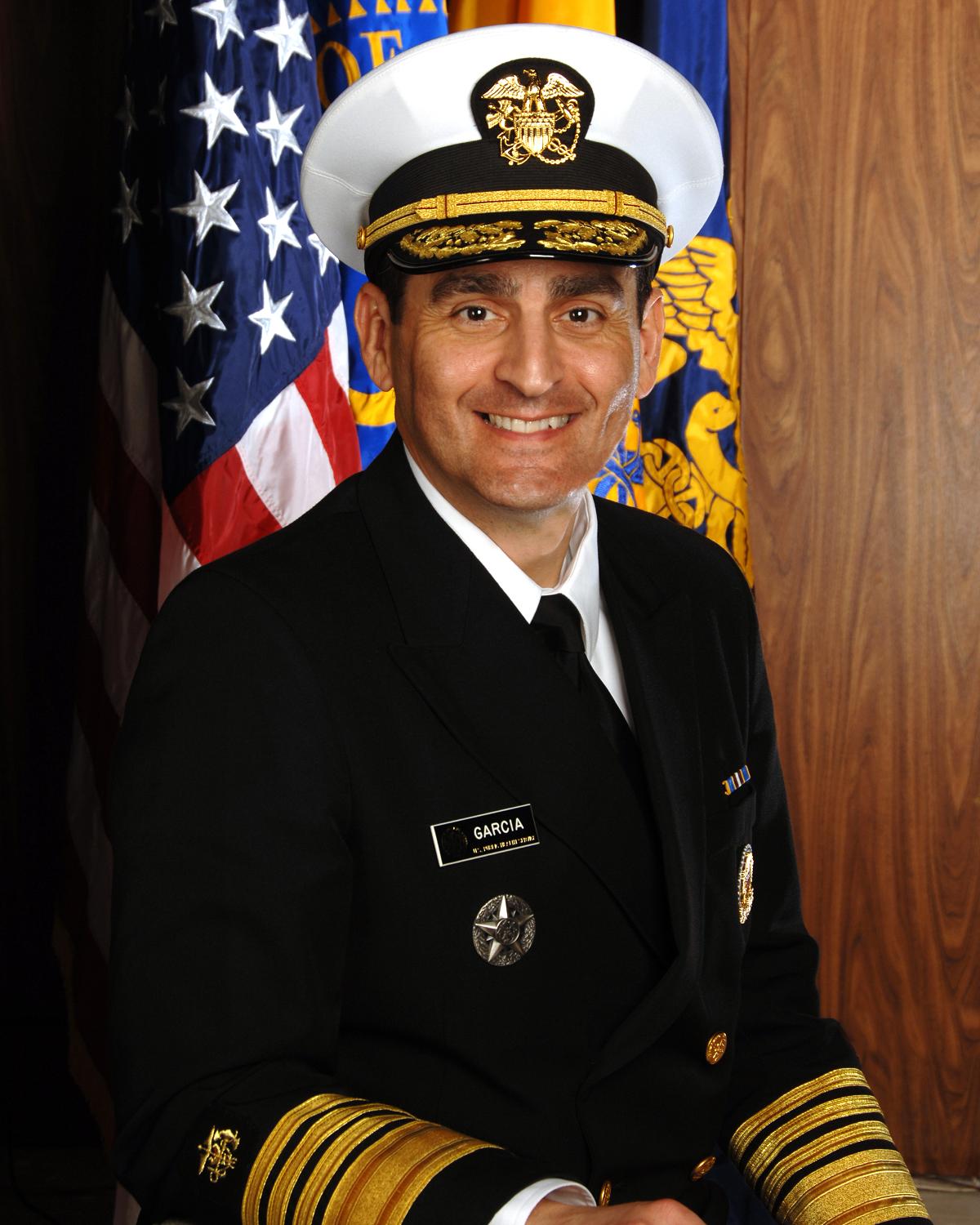 Portrait of Dr. Joxel Garcia in uniform